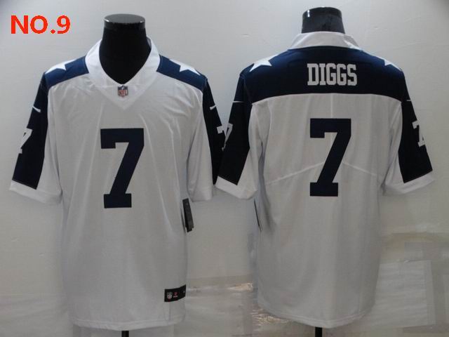 Men's Dallas Cowboys #7 Trevon Diggs Jerseys NO.9;